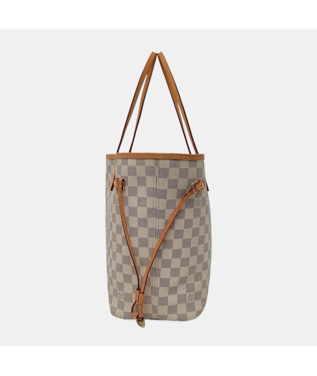 LOUIS VUITTON Бежевая кожаная сумка тоут, фото 2