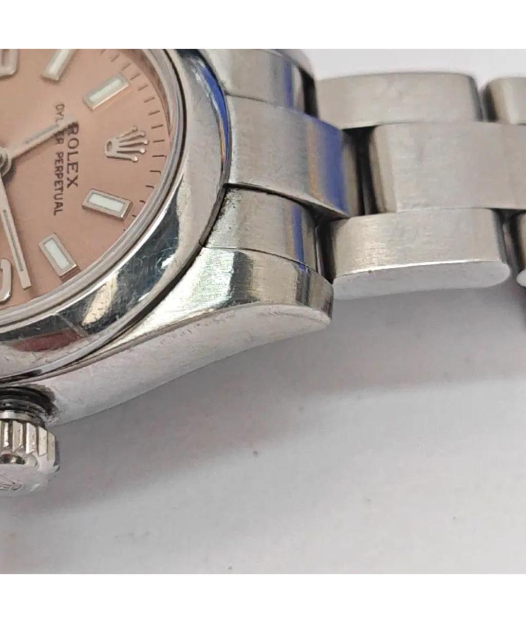 ROLEX Розовые часы, фото 8