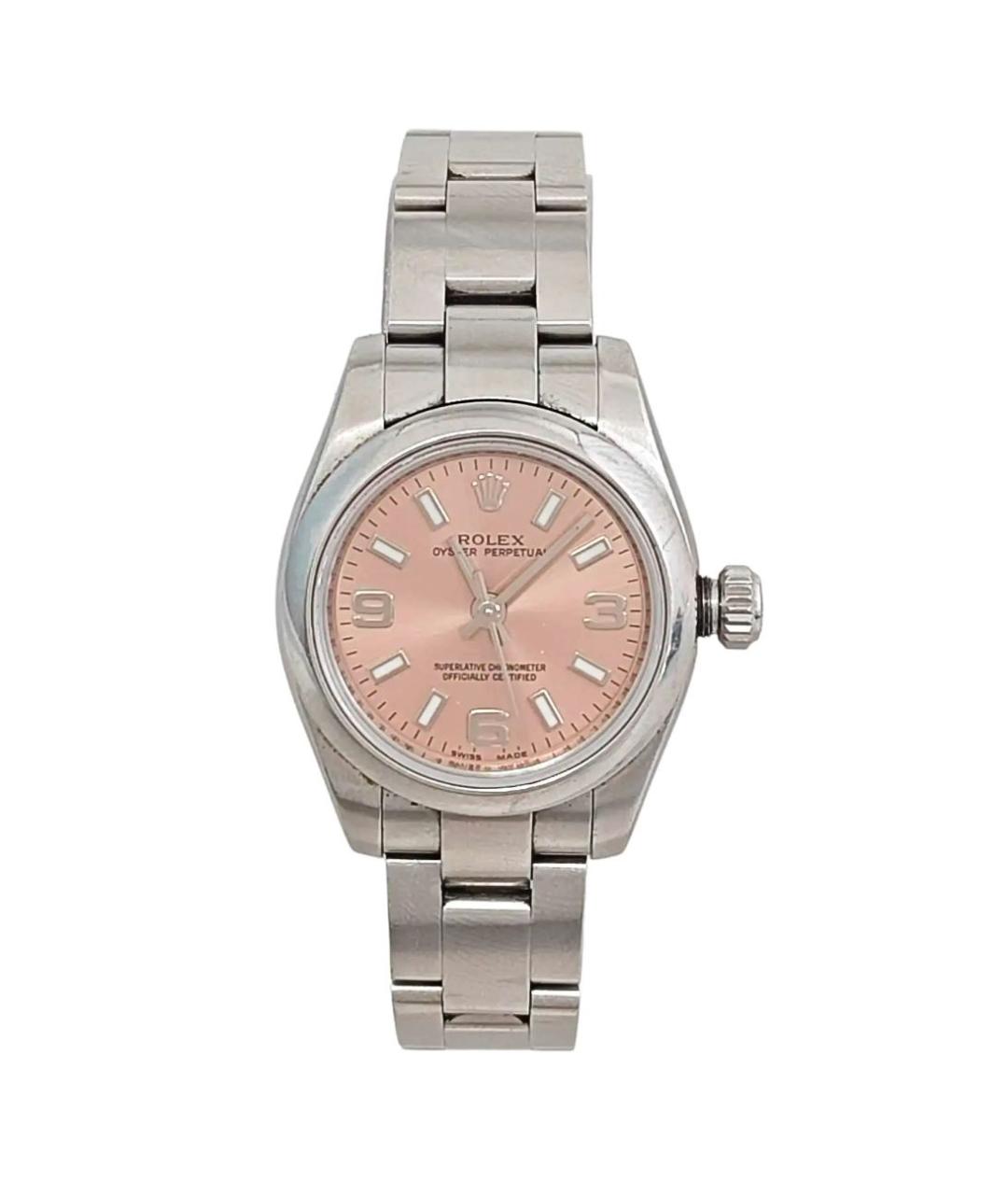 ROLEX Розовые часы, фото 1