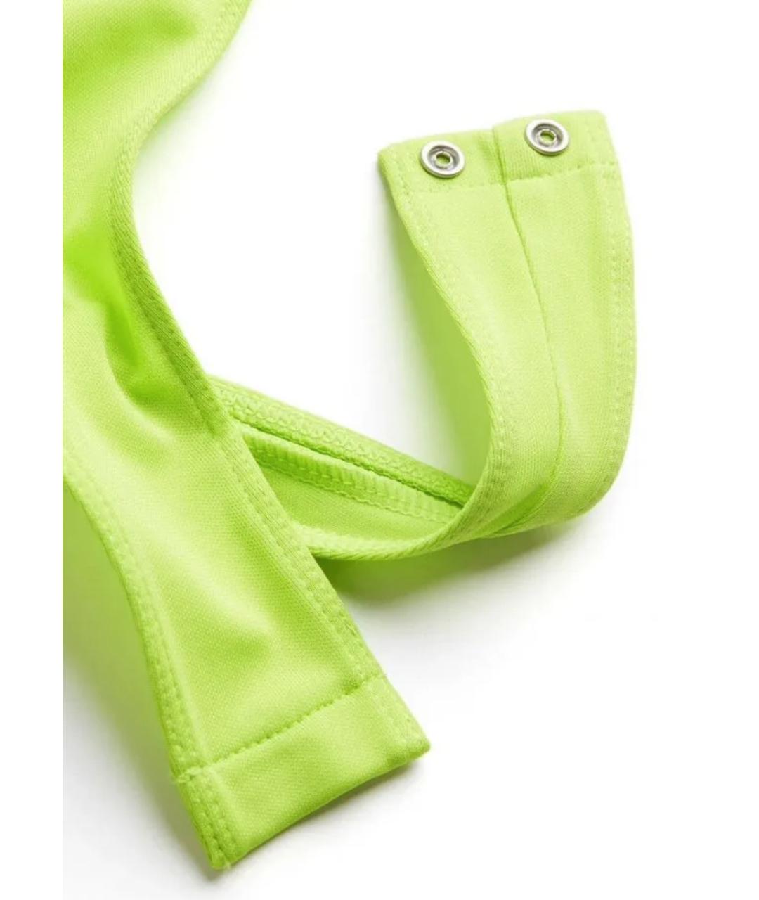 MUGLER Зеленые вискозное боди, фото 4