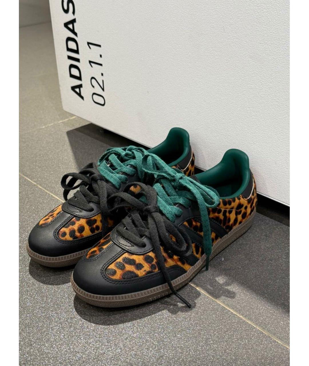 ADIDAS Оранжевое синтетические кеды, фото 5