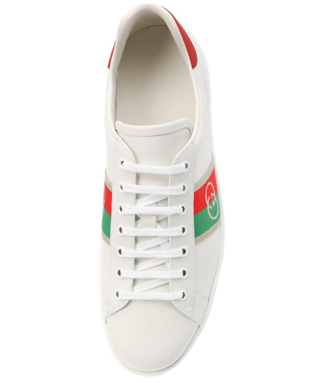 GUCCI Кожаные кеды, фото 4