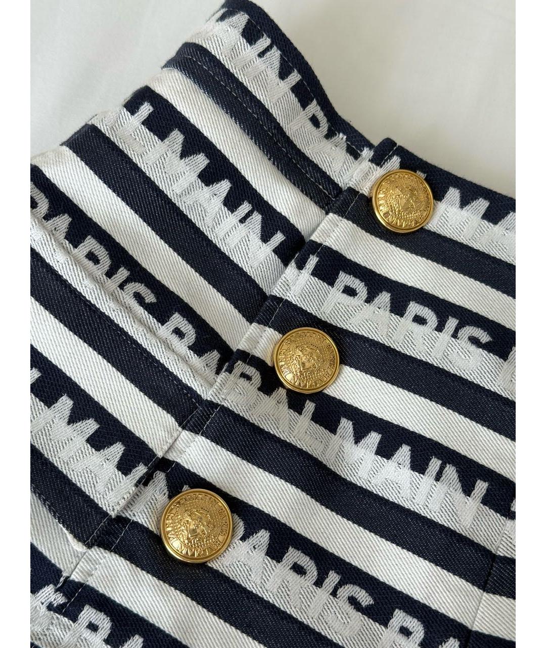 BALMAIN Мульти хлопковые шорты, фото 4