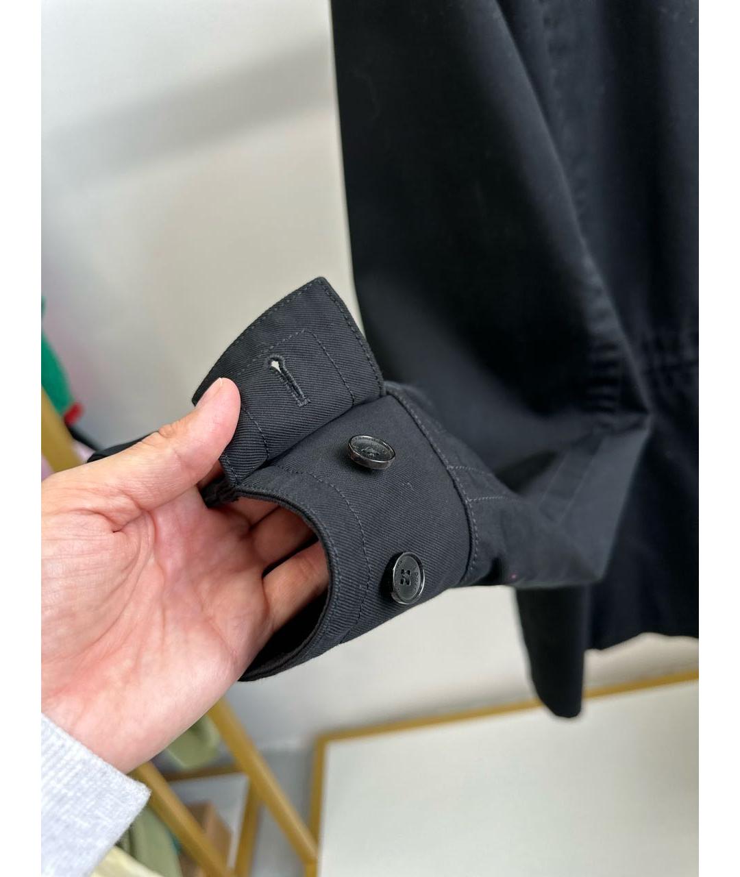 LOUIS VUITTON Черная хлопковая куртка, фото 6