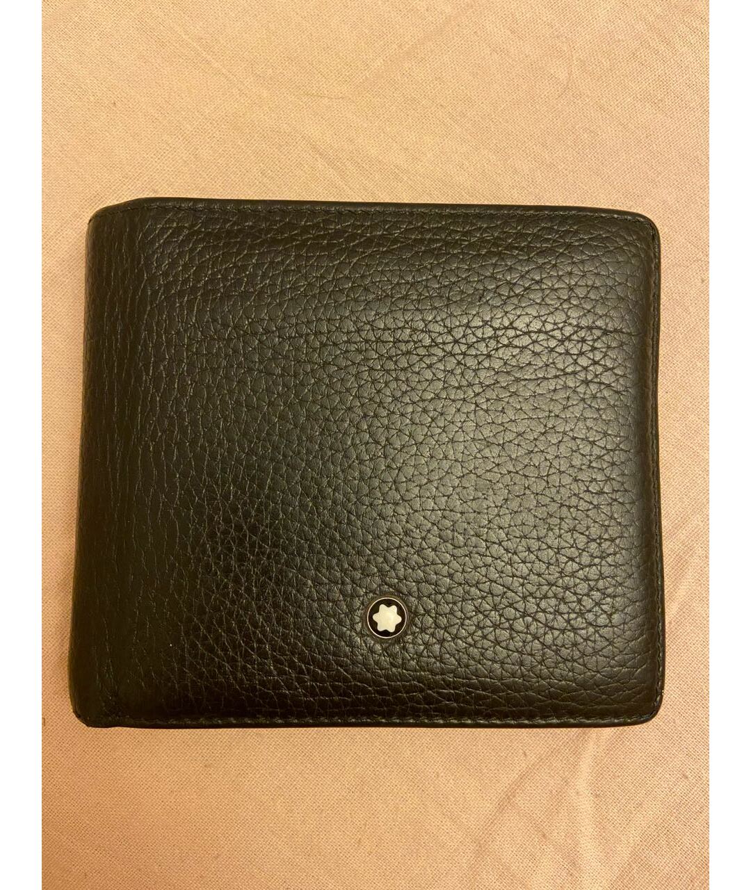 MONTBLANC Черный кожаный кошелек, фото 6