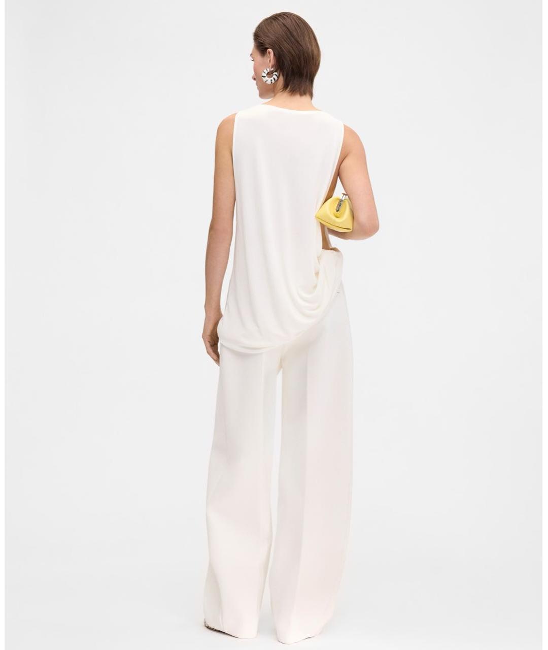JACQUEMUS Белая вискозная майка, фото 4