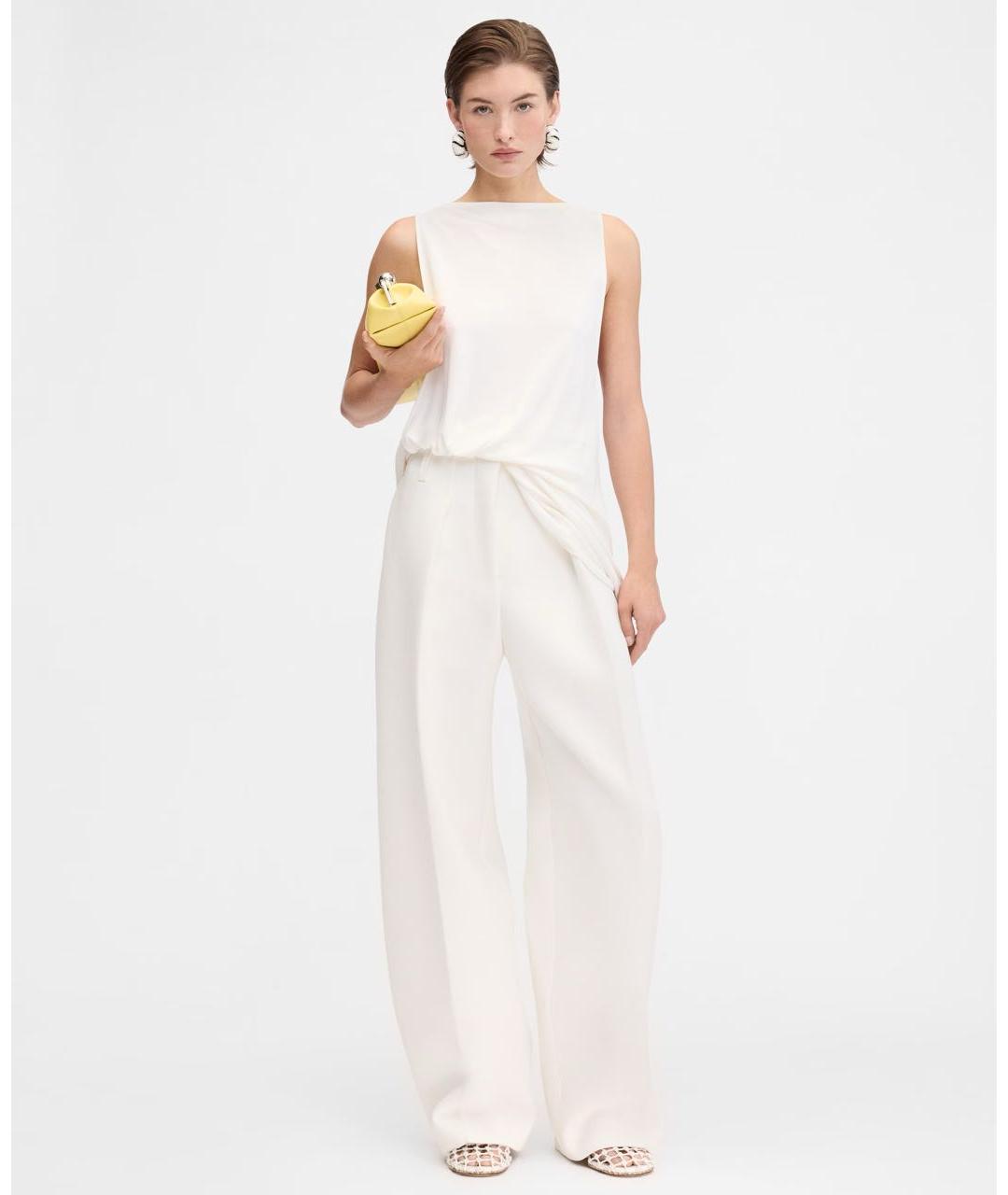 JACQUEMUS Белая вискозная майка, фото 2