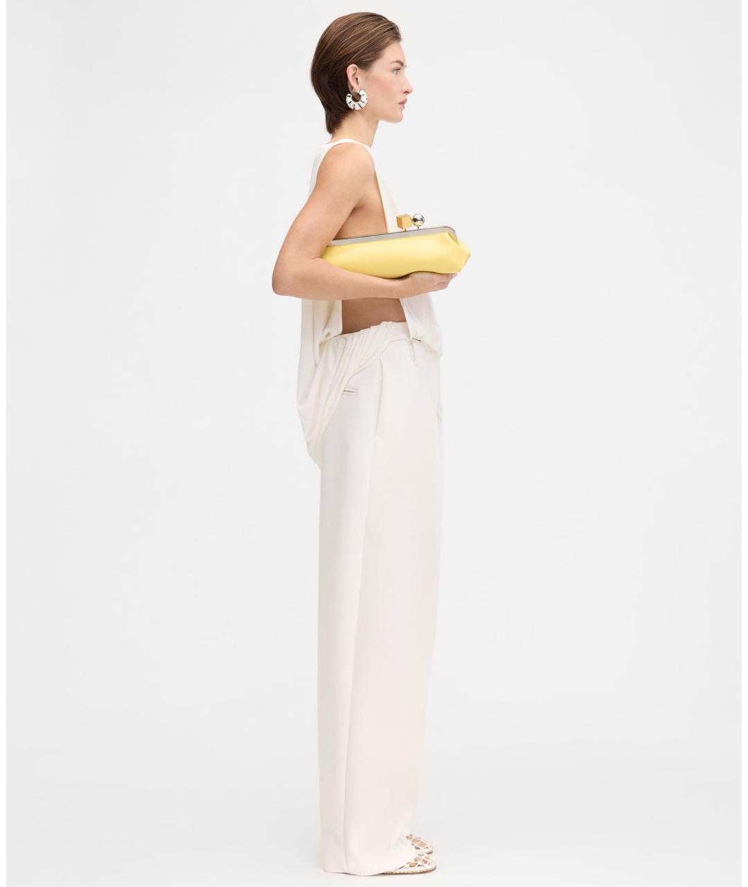 JACQUEMUS Белая вискозная майка, фото 3