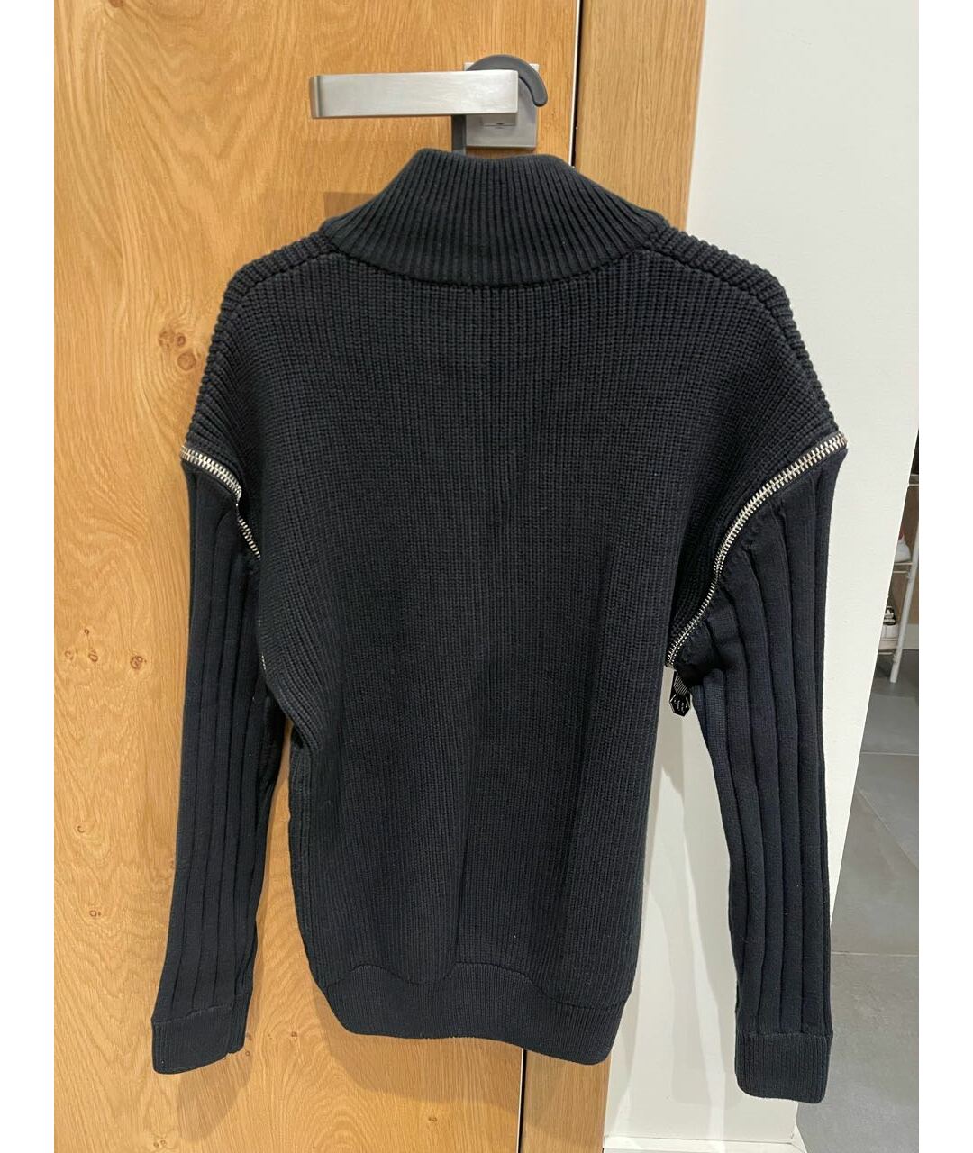 PHILIPP PLEIN Черный шерстяной джемпер / свитер, фото 2