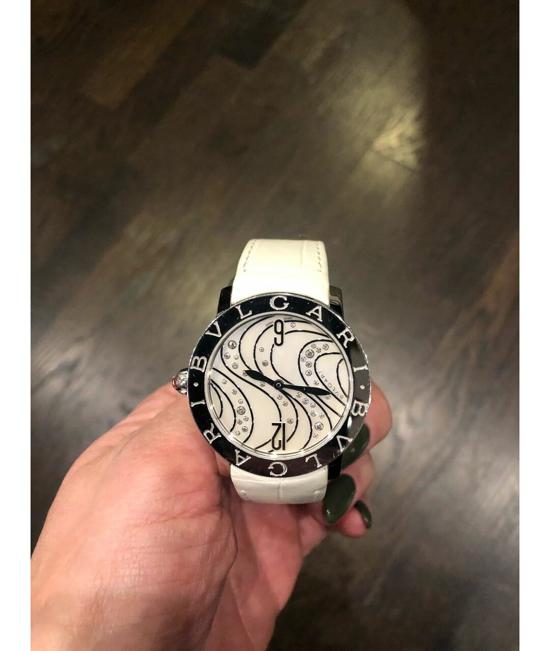 BVLGARI Белые часы, фото 3