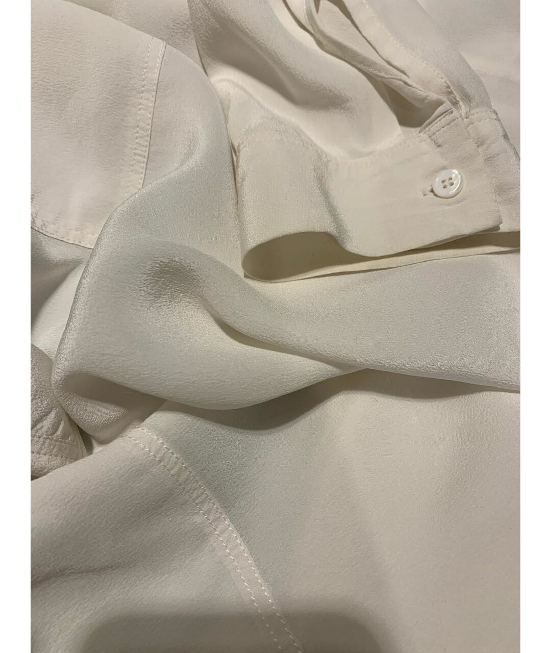 SANDRO Белая шелковая рубашка, фото 4