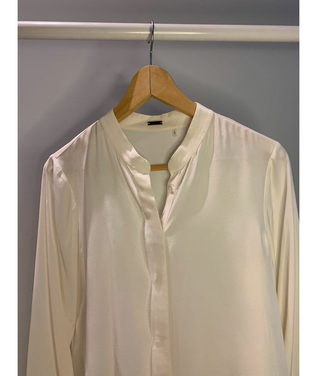 ELIE TAHARI Белая шелковая рубашка, фото 3