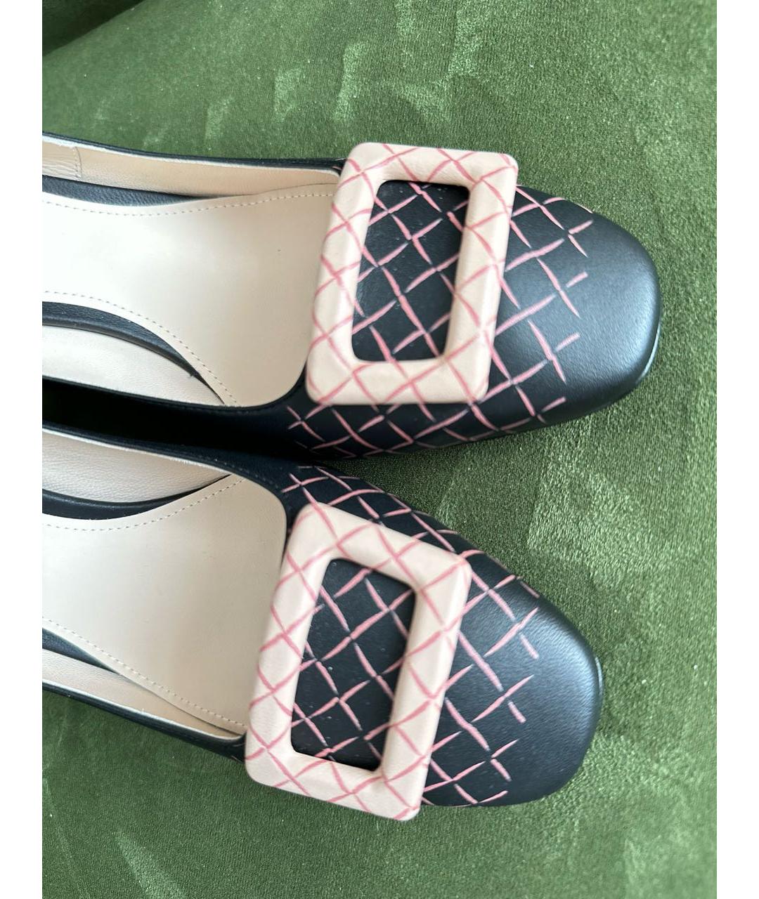 BOTTEGA VENETA Черные кожаные туфли, фото 7