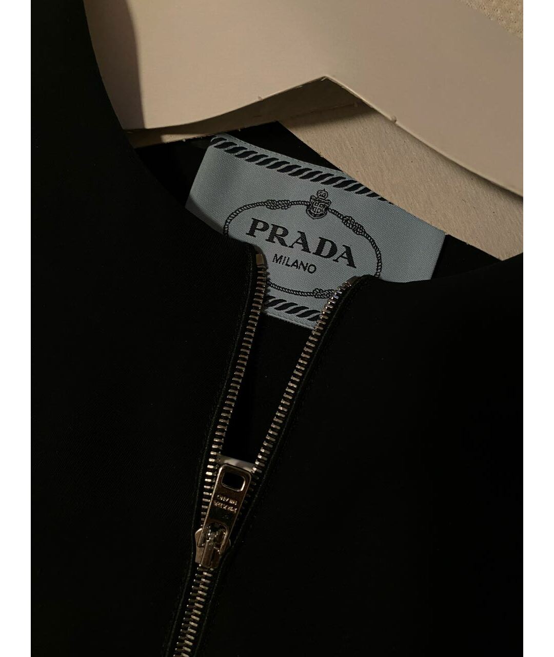 PRADA Черное полиэстеровое платье, фото 6