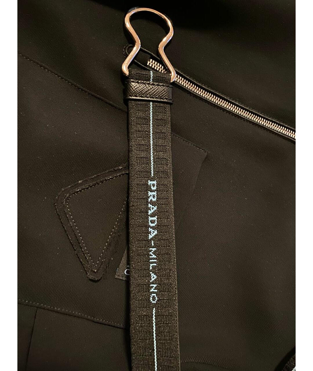 PRADA Черное полиэстеровое платье, фото 5