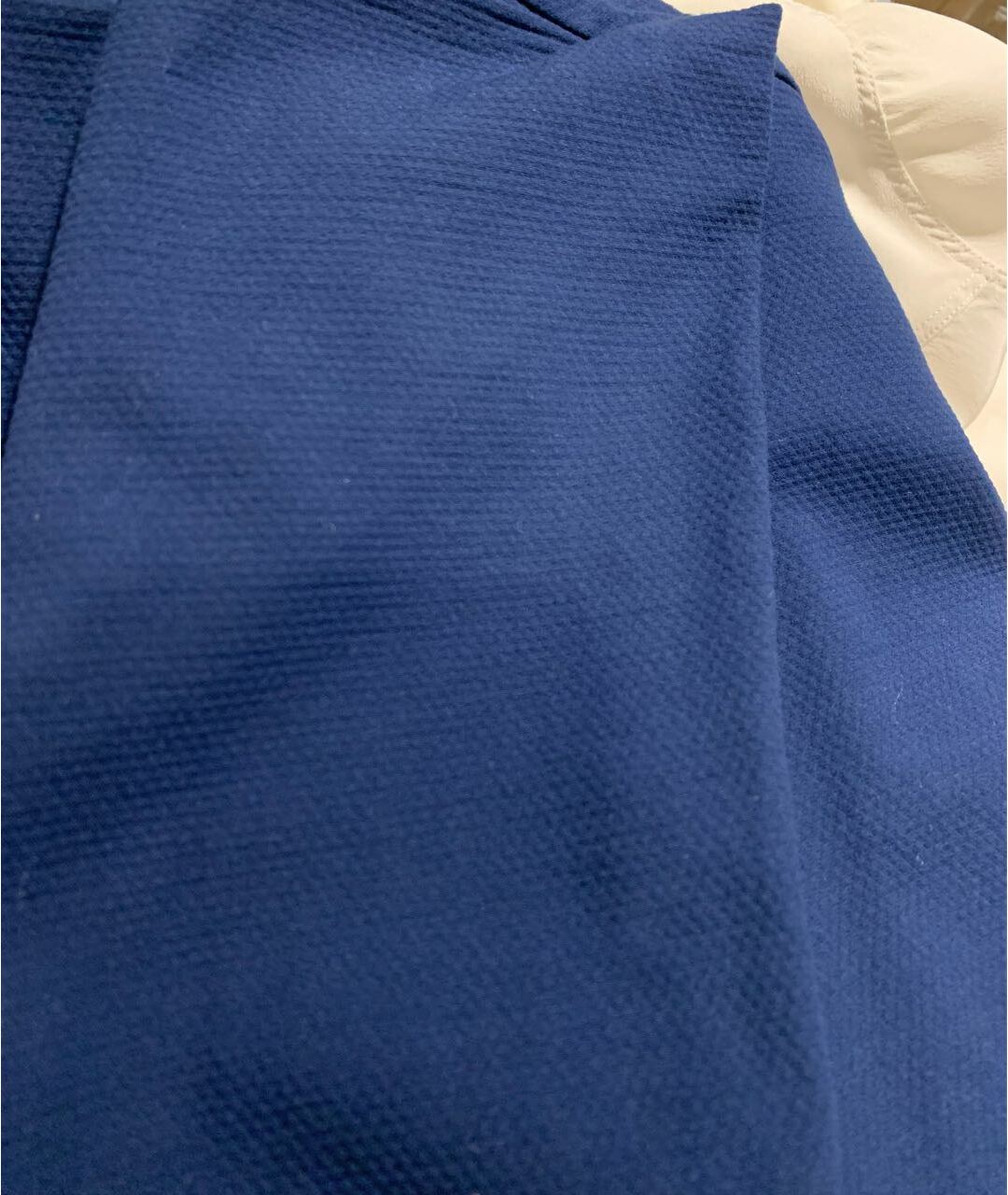 JIL SANDER Синяя хлопковая юбка миди, фото 3