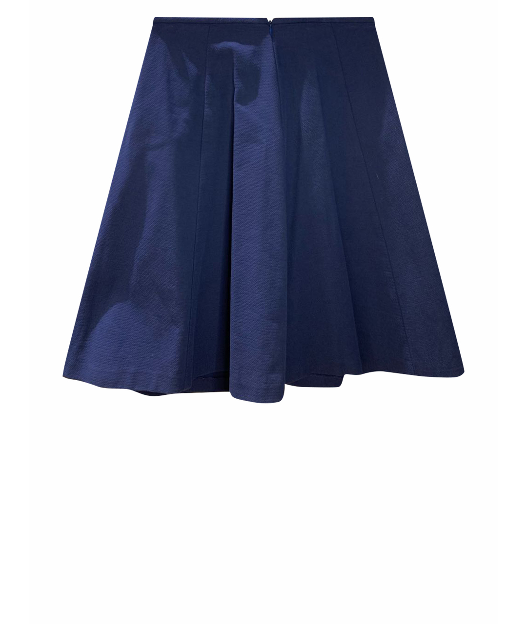 JIL SANDER Синяя хлопковая юбка миди, фото 1