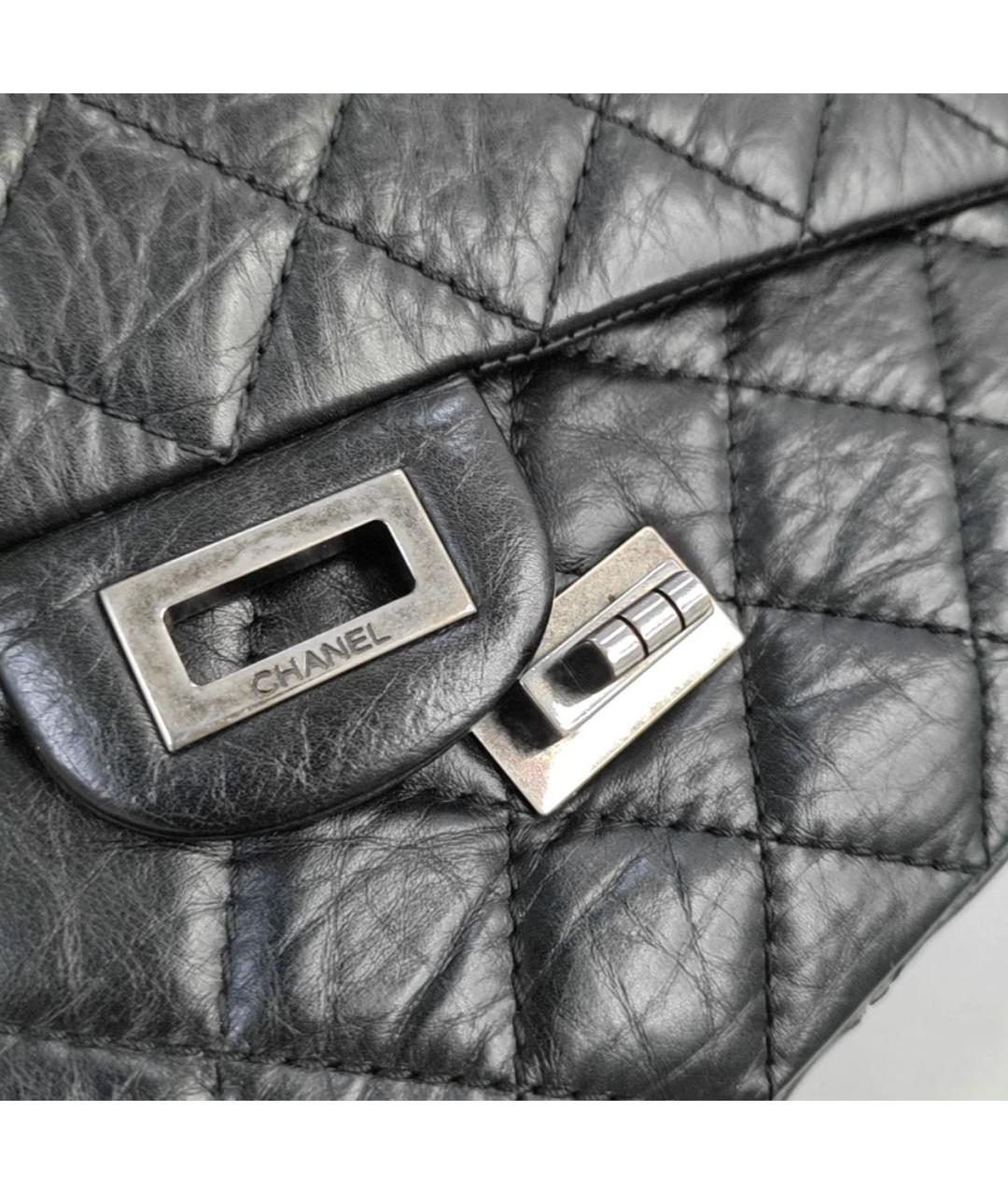 CHANEL Черная кожаная сумка тоут, фото 6