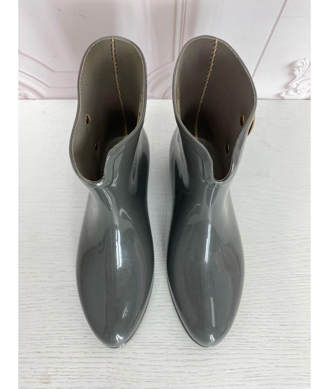 VIVIENNE WESTWOOD Серые резиновые сапоги, фото 2