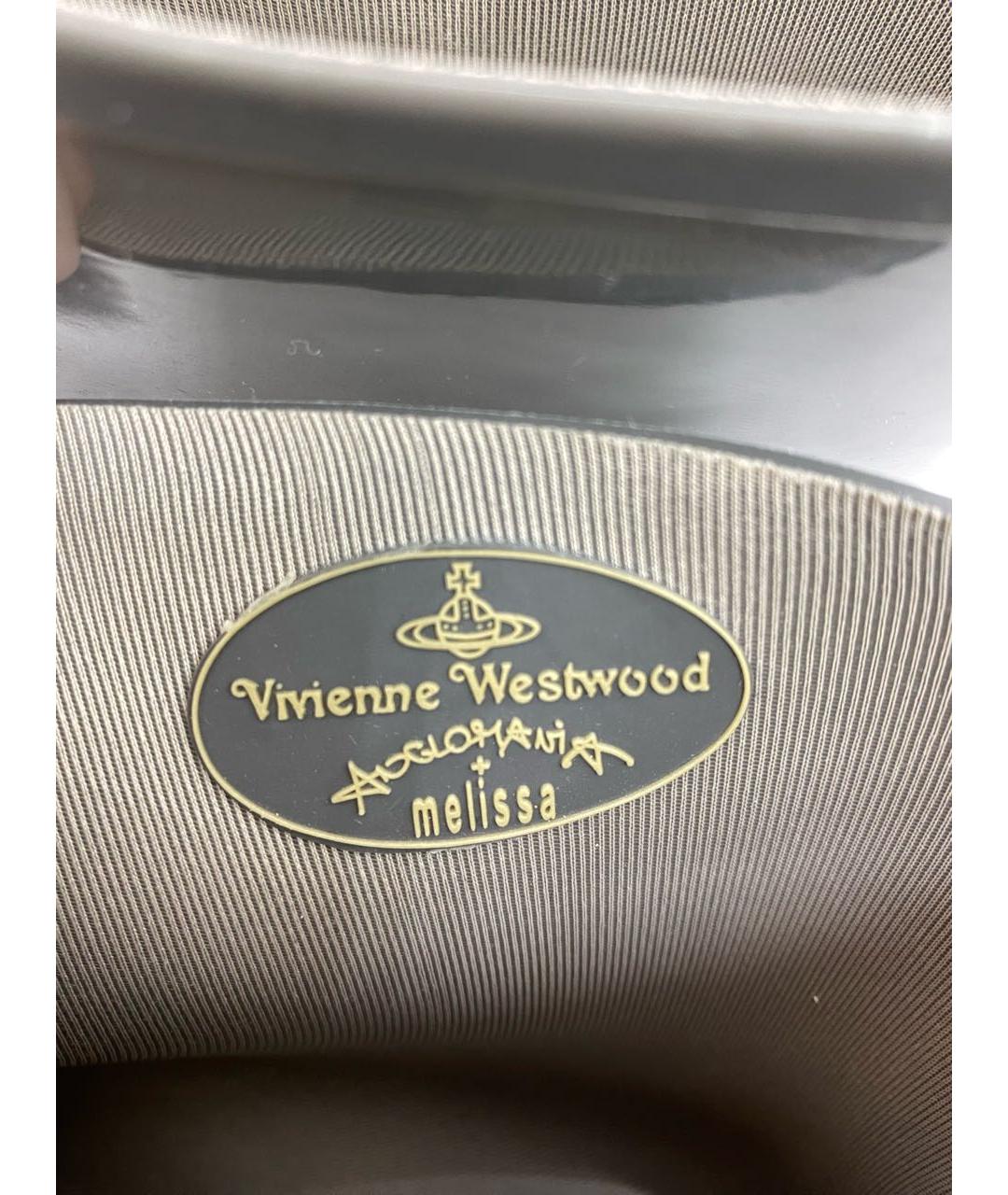 VIVIENNE WESTWOOD Серые резиновые сапоги, фото 7