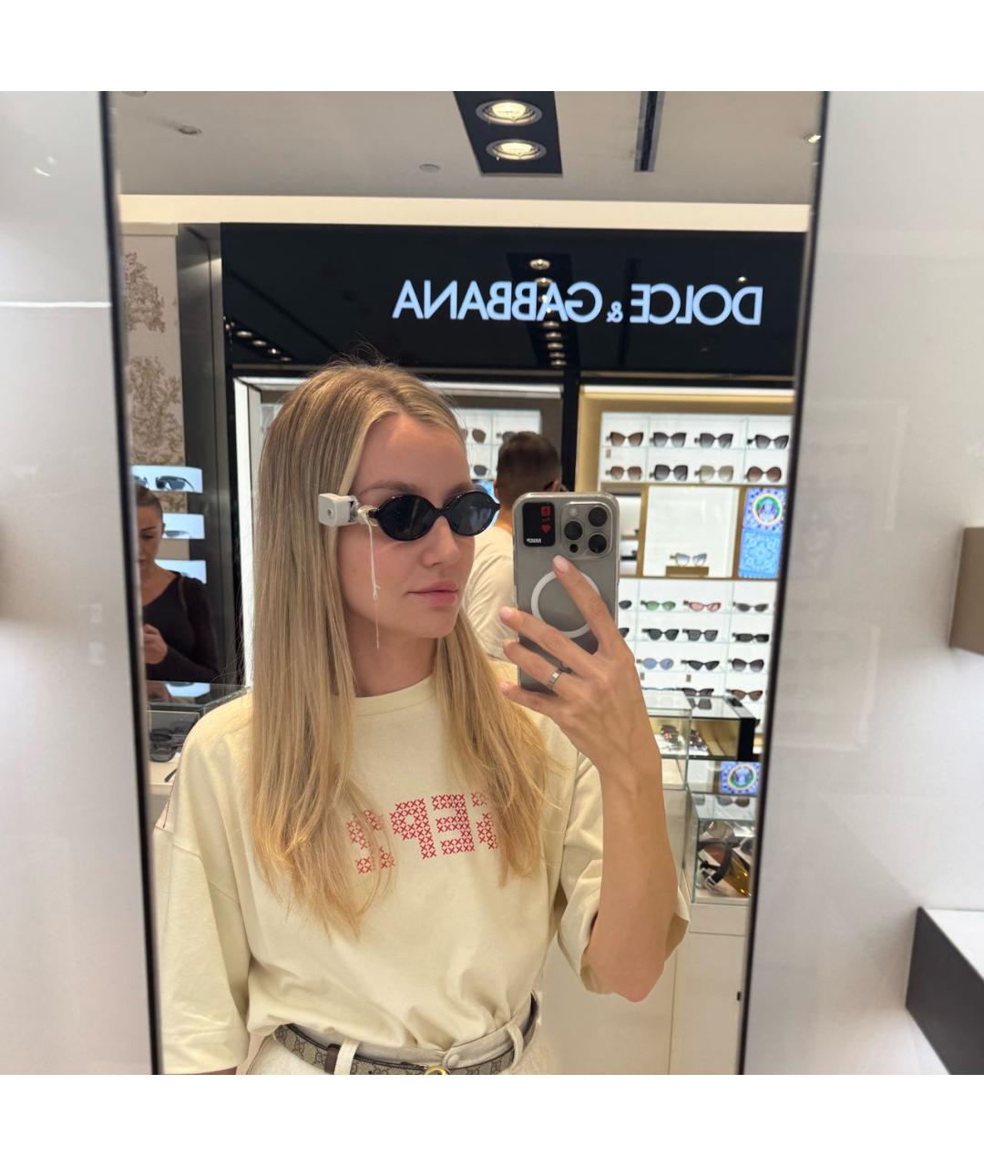 MIU MIU Черные пластиковые солнцезащитные очки, фото 6