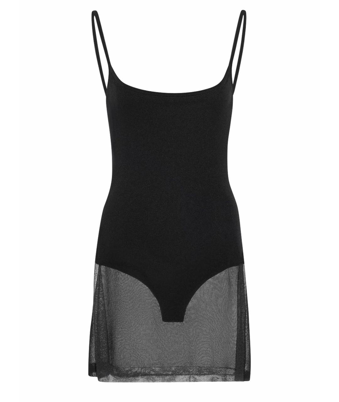 JACQUEMUS Черное вискозное платье, фото 1