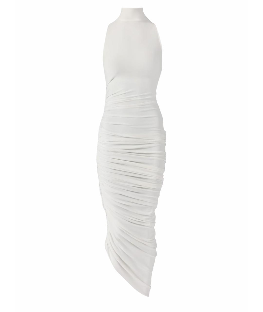 JACQUEMUS Белое ацетатное коктейльное платье, фото 1