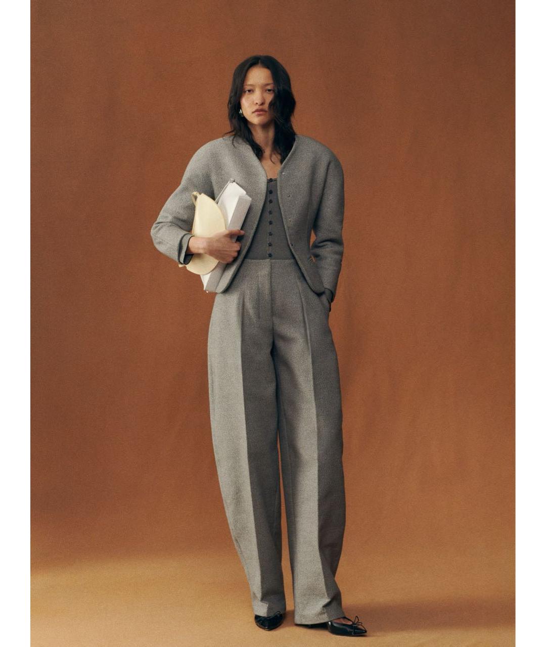 JACQUEMUS Серый вискозный кардиган, фото 6