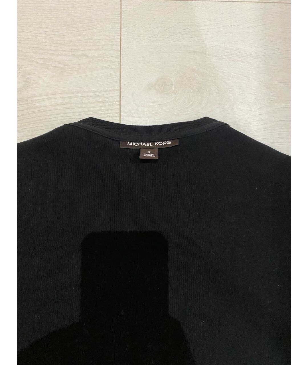 MICHAEL KORS Черная хлопковая футболка, фото 3