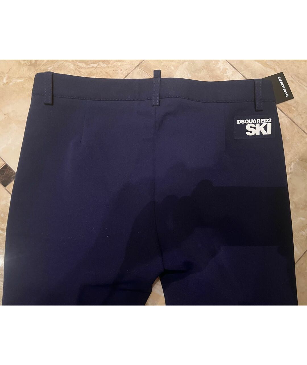 DSQUARED2 Синие брюки чинос, фото 4