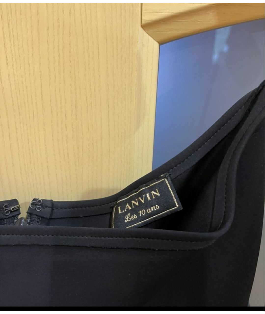 LANVIN Черная полиамидовая юбка мини, фото 3