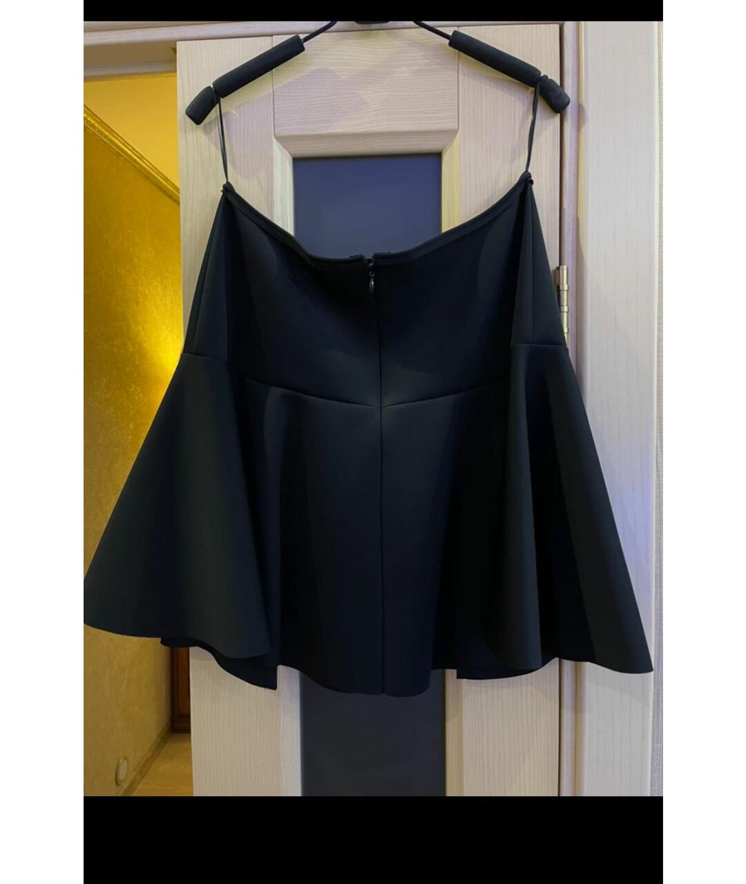 LANVIN Черная полиамидовая юбка мини, фото 2