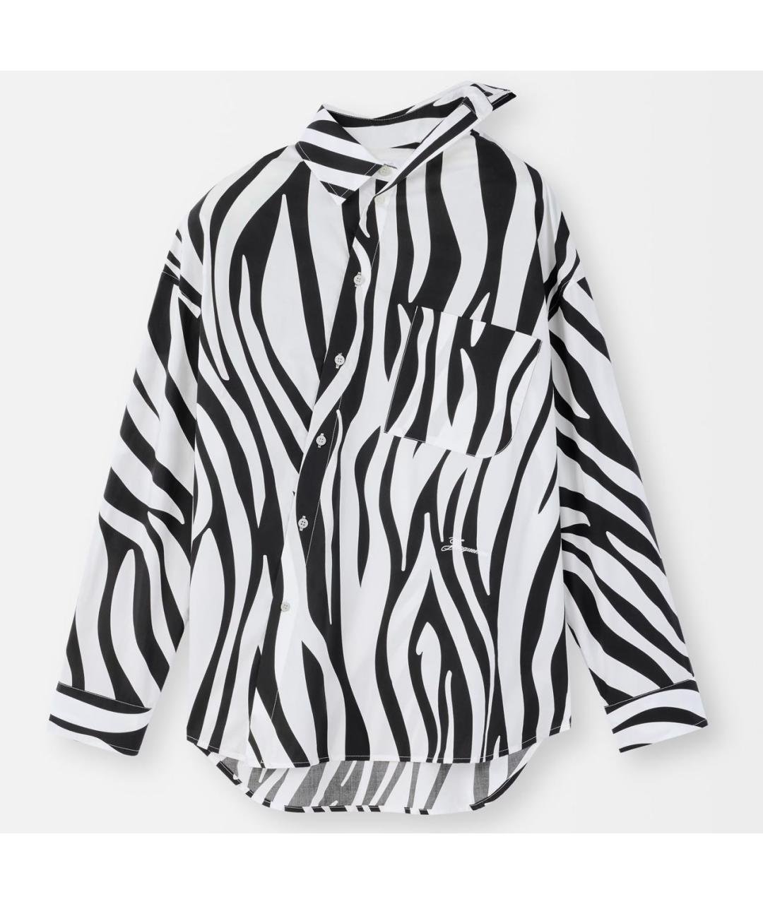 JACQUEMUS Белая хлопковая рубашка, фото 8