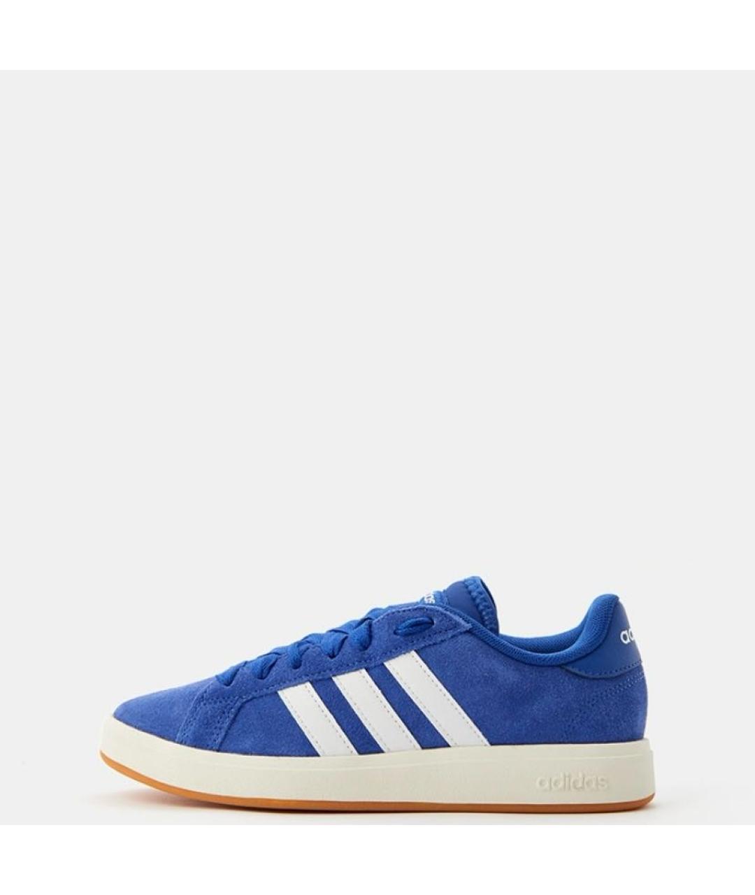 ADIDAS Синие замшевые низкие кроссовки / кеды, фото 2