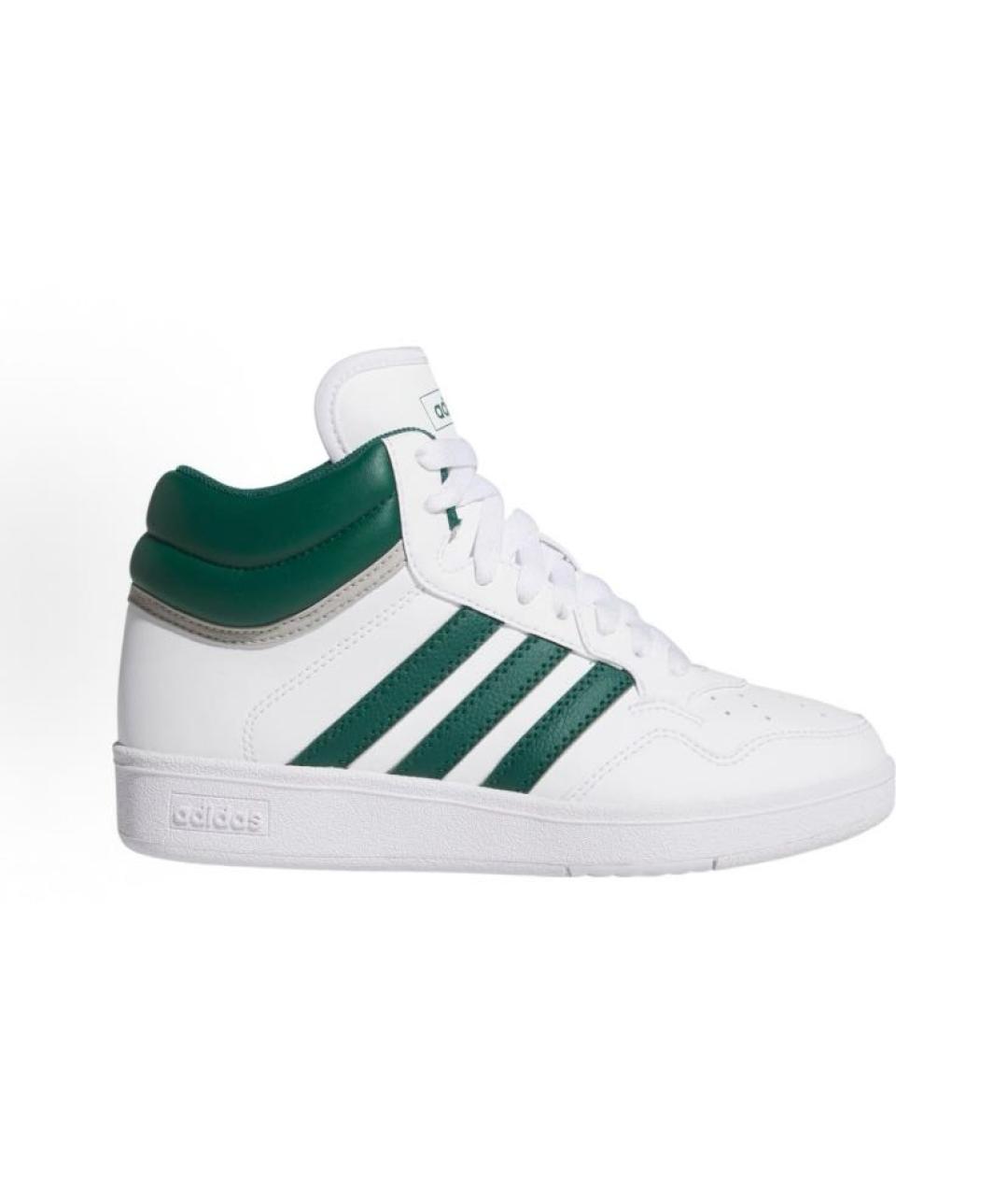 ADIDAS Белые кожаные высокие кроссовки / кеды, фото 8