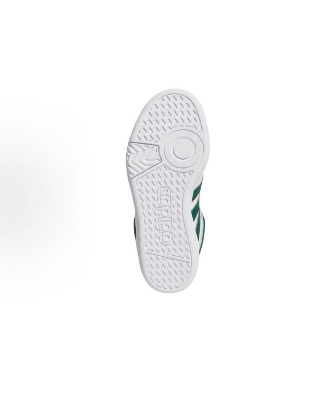 ADIDAS Белые кожаные высокие кроссовки / кеды, фото 7