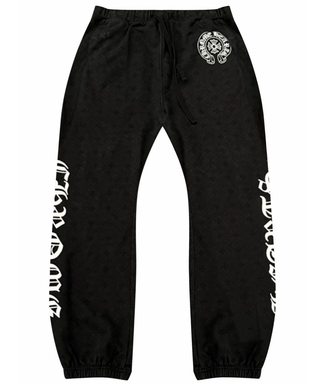 CHROME HEARTS Черные повседневные брюки, фото 1