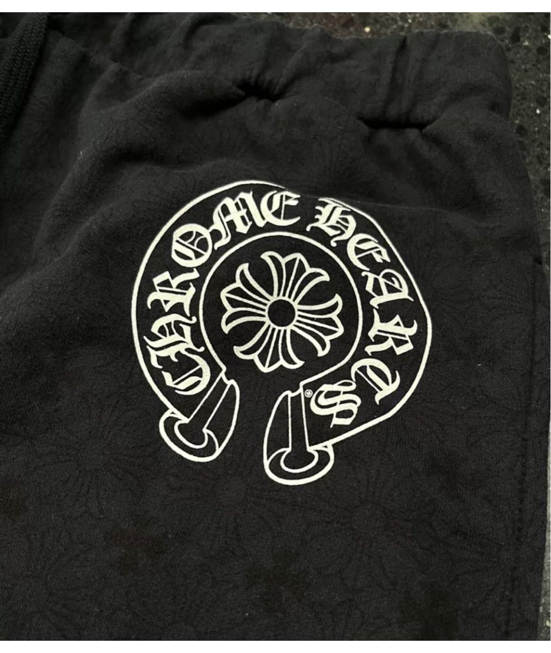 CHROME HEARTS Черные повседневные брюки, фото 3