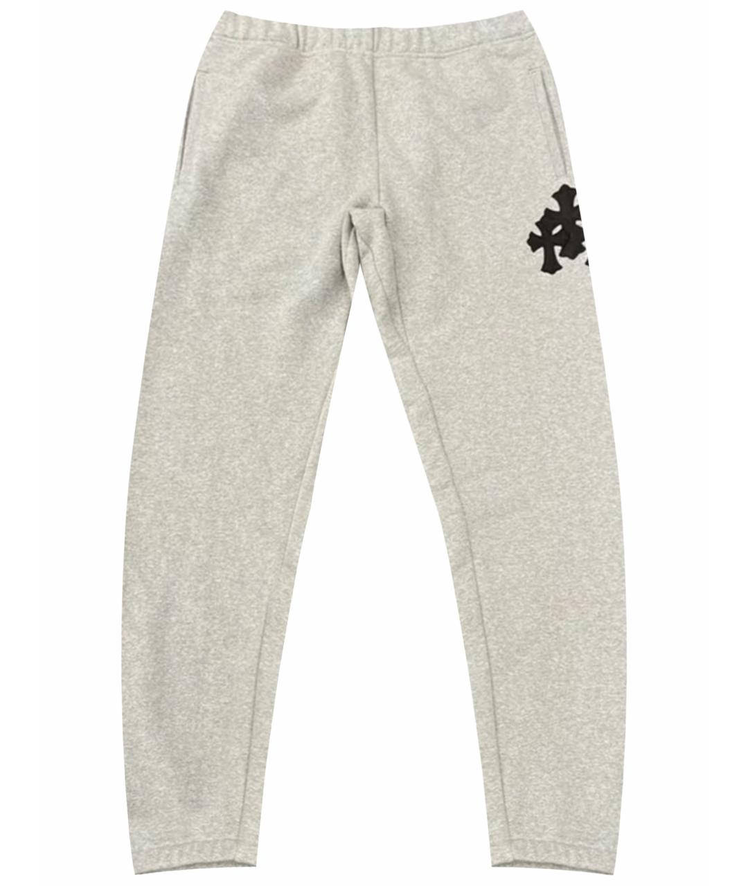 CHROME HEARTS Серые повседневные брюки, фото 1