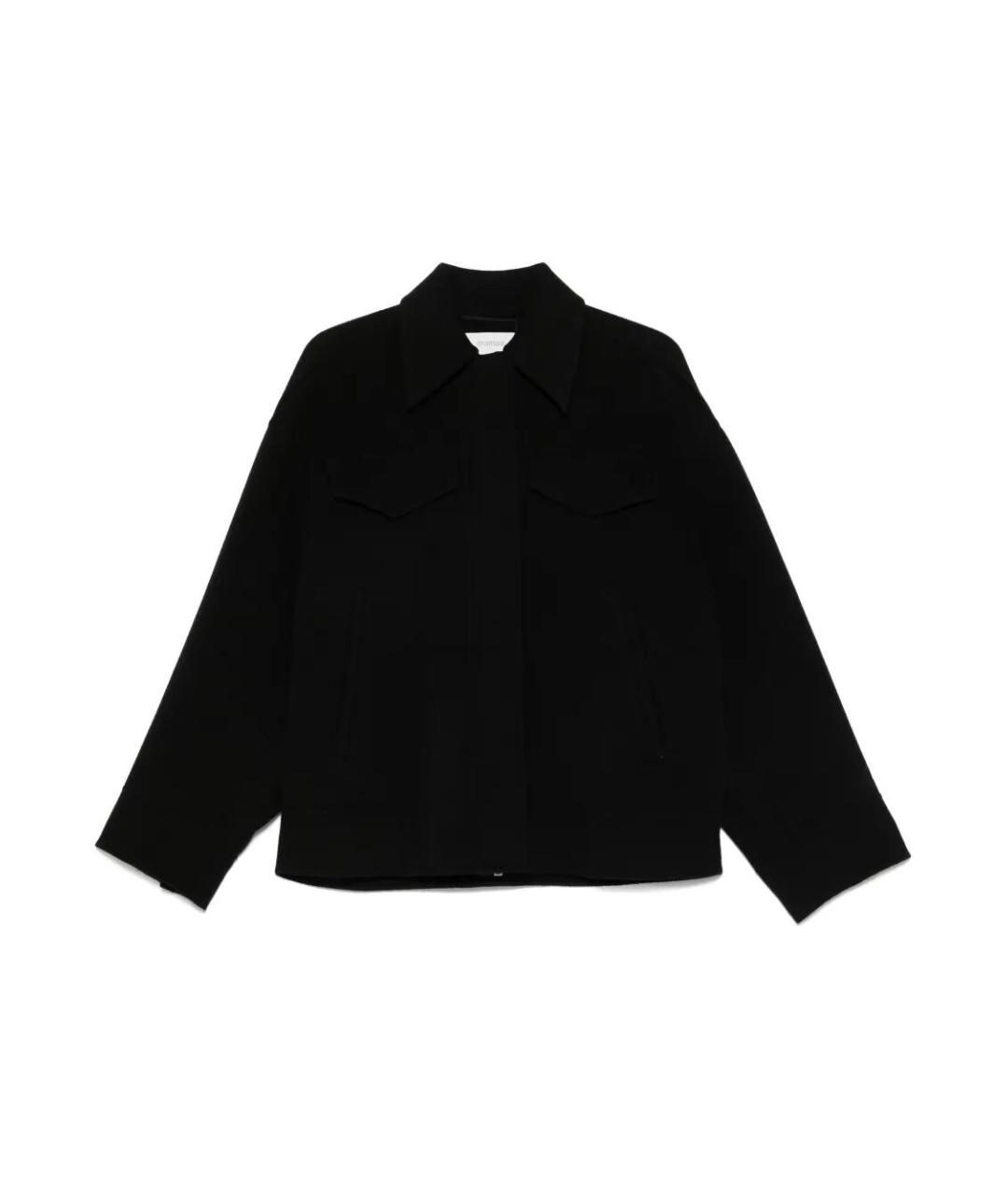 SPORTMAX Черное шерстяное пальто, фото 1