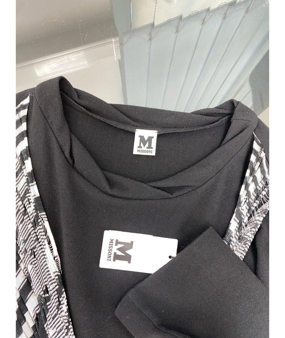 MISSONI Черное шерстяное повседневное платье, фото 3