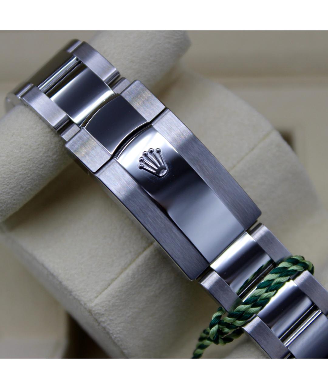 ROLEX Черные часы из белого золота, фото 5