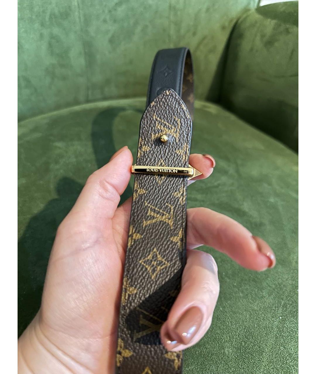 LOUIS VUITTON Кожаный ремень, фото 4