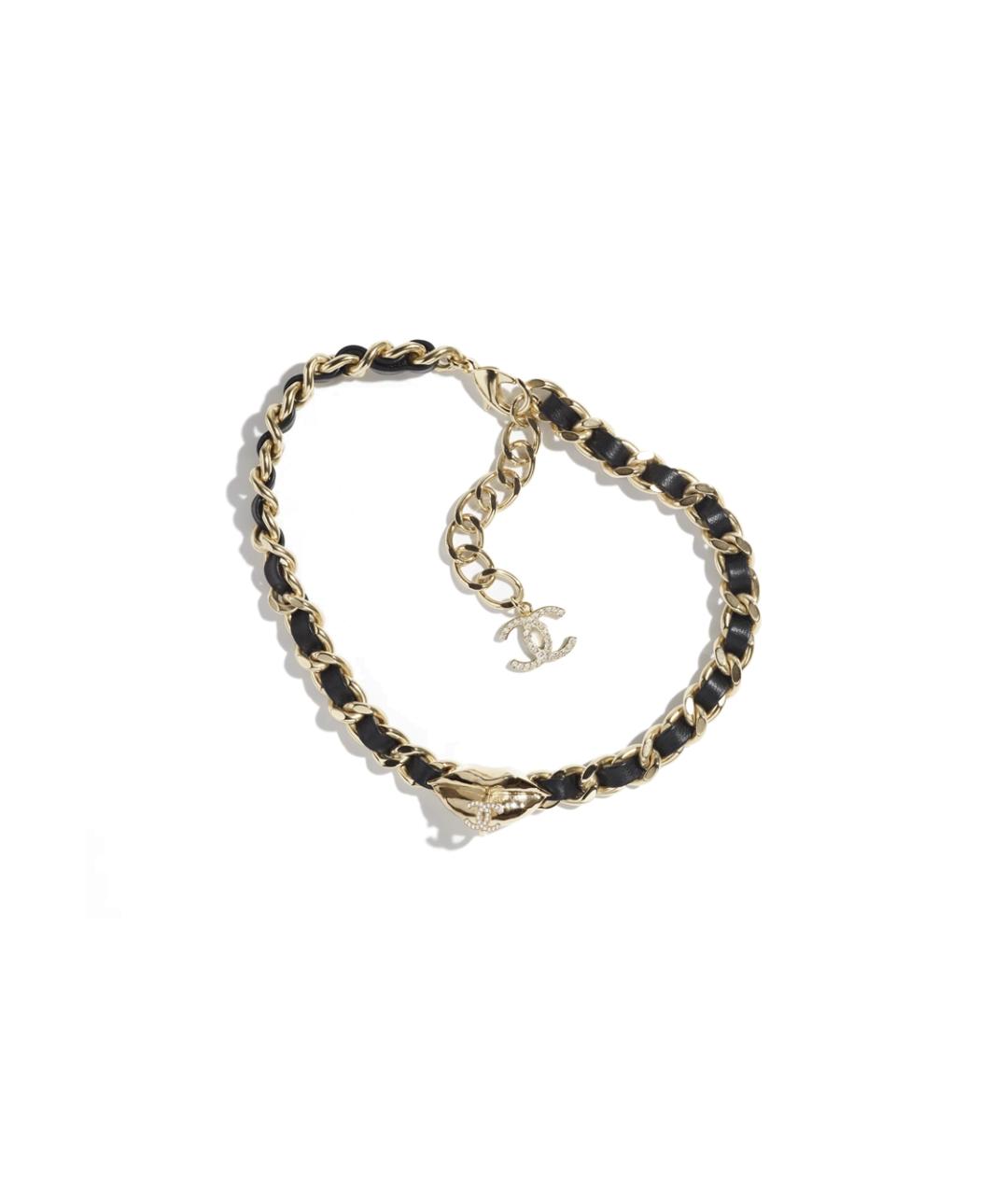 CHANEL Золотая металлическая цепочка, фото 3