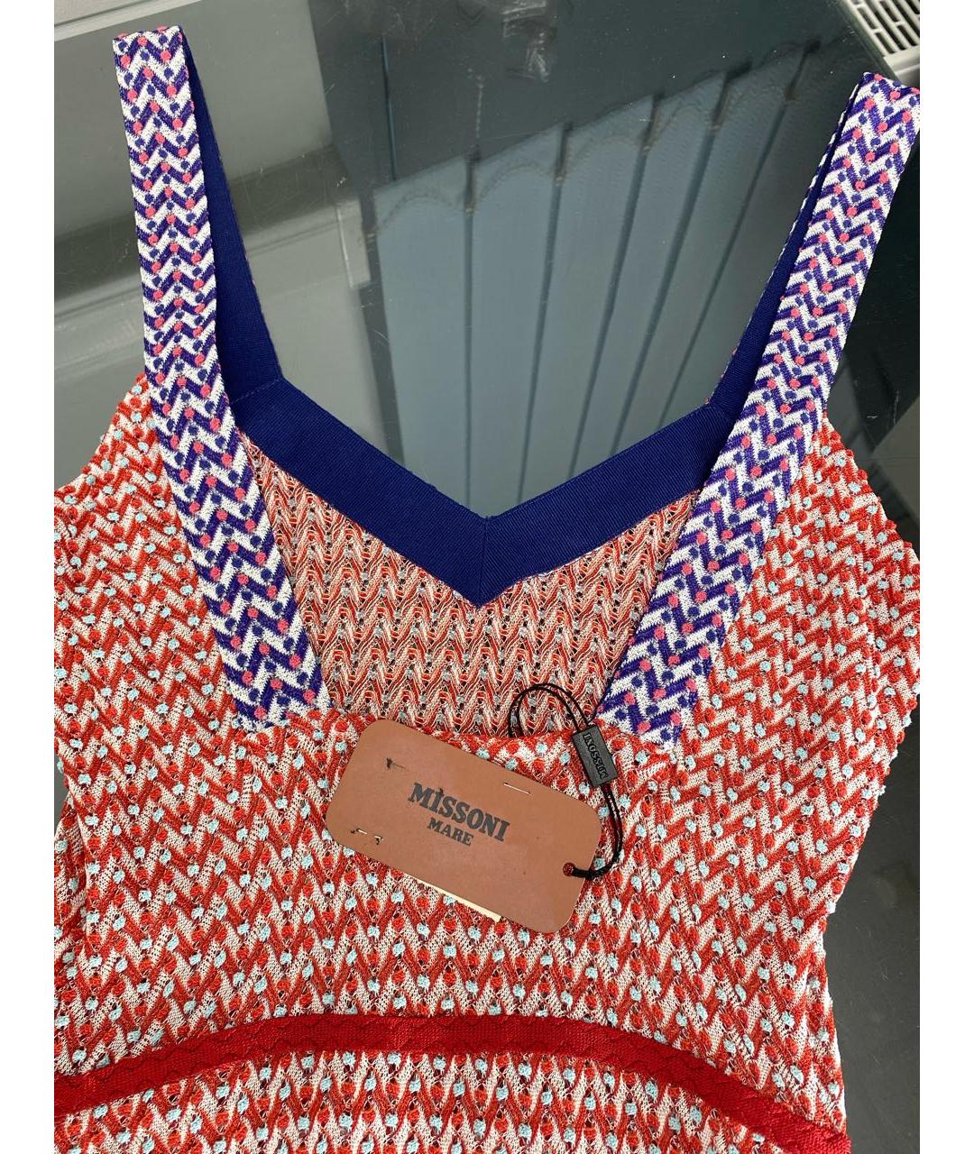 MISSONI Мульти вискозное платье, фото 3