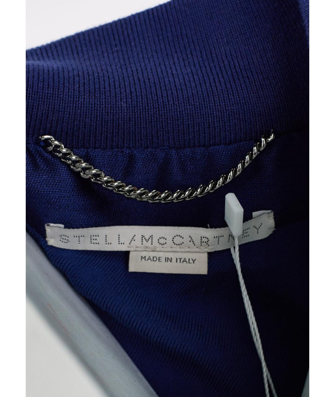 STELLA MCCARTNEY Синяя хлопковая куртка, фото 4