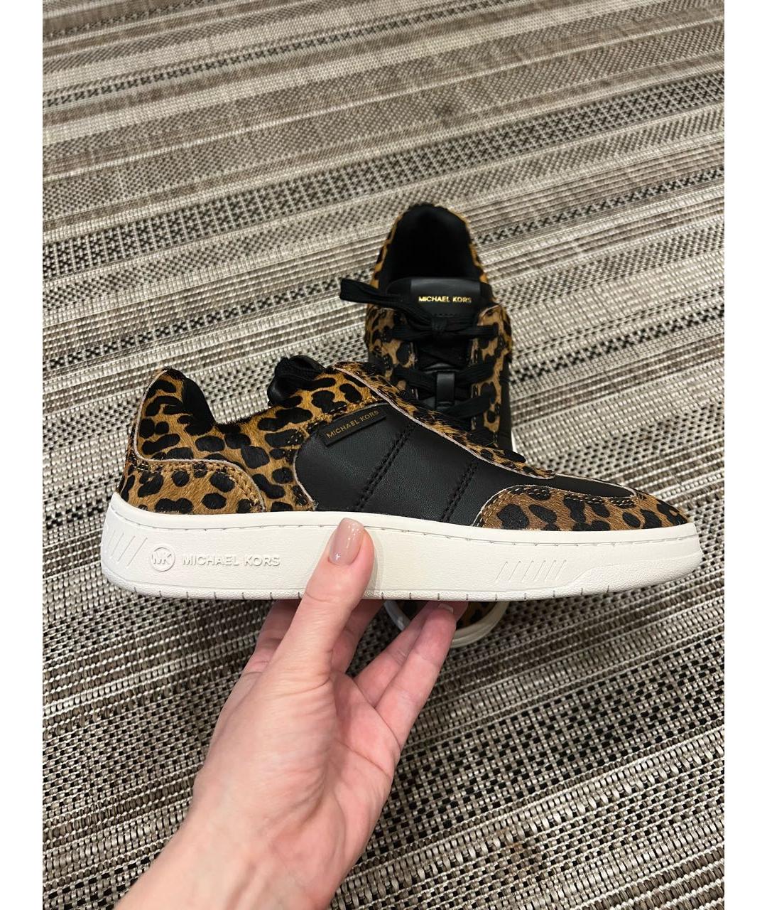 MICHAEL KORS Коричневые кеды, фото 2