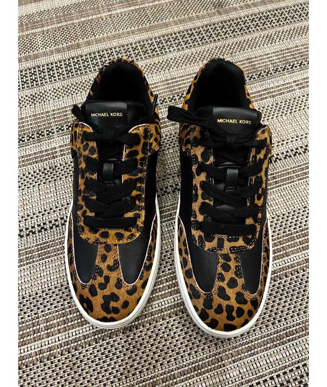 MICHAEL KORS Коричневые кеды, фото 3
