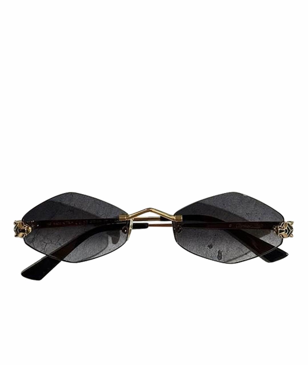 CARTIER Металлические солнцезащитные очки, фото 1
