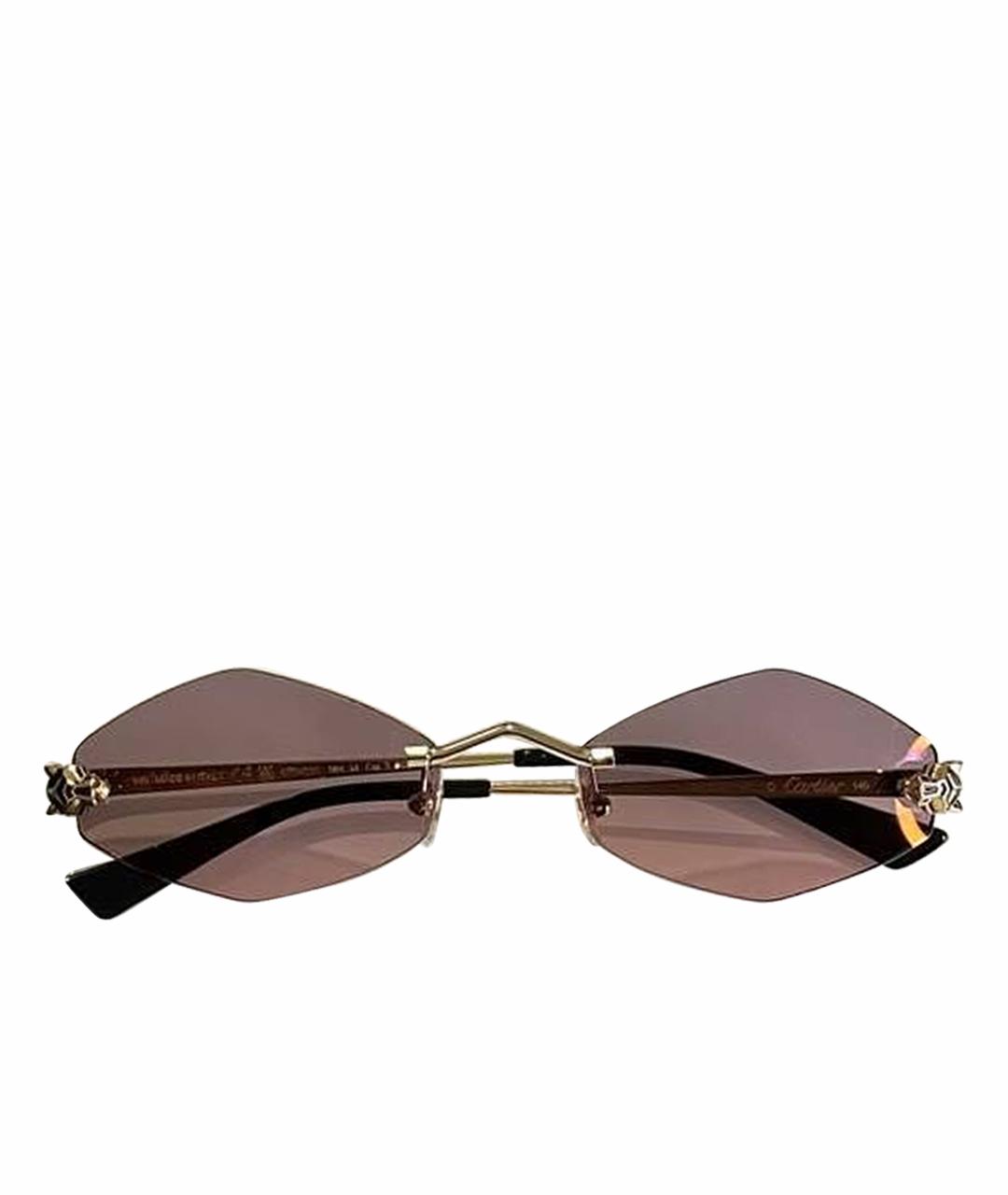 CARTIER Металлические солнцезащитные очки, фото 1